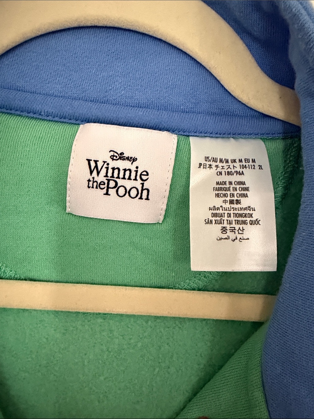 Winnie the Pooh and Pals 1/4 Zip Pullover Sweatshirt - Picture 5 of 7
